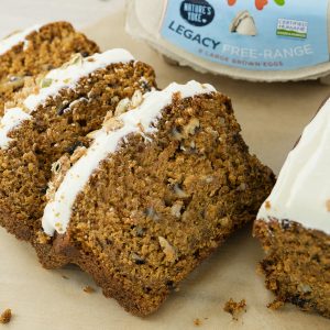 Frosted Pumpkin Spice Bread