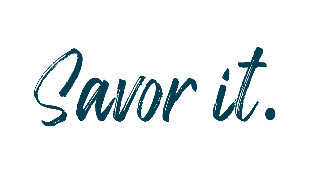 Savor it Single Line (Navy)(1)