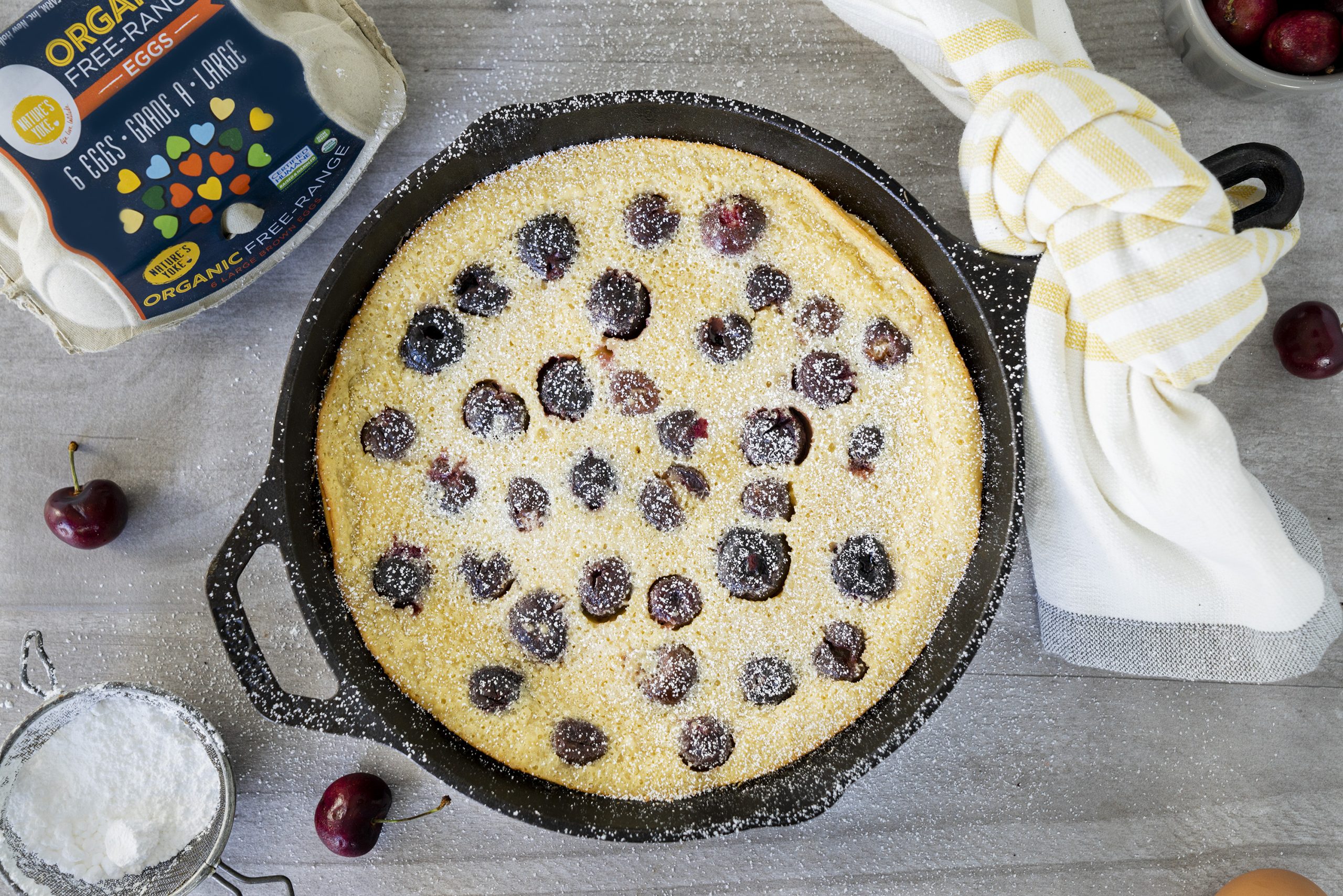 Cherry Clafoutis Whole