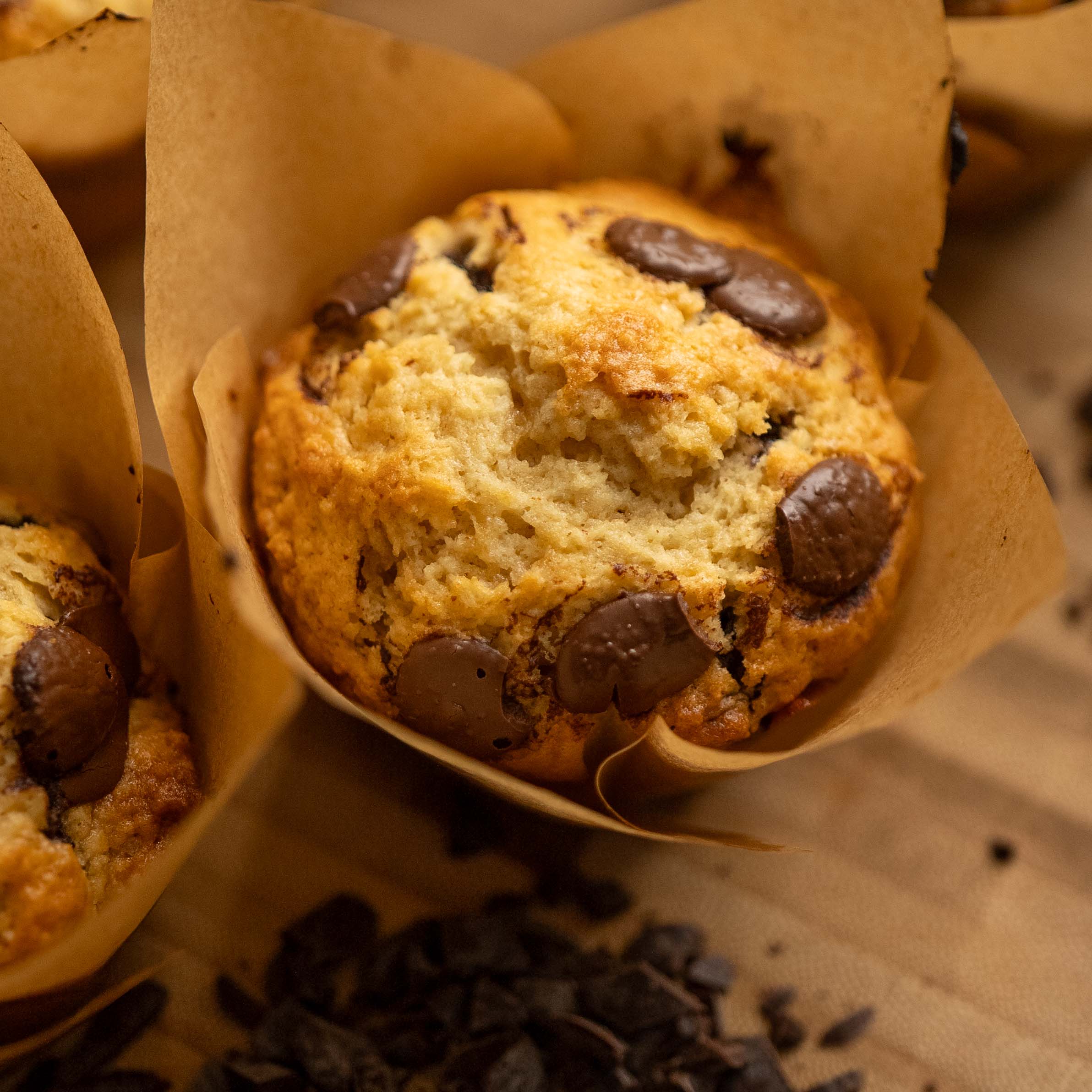 Brown Butter Chocolate Chip Muffins